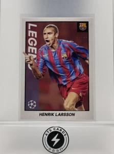 2021-22 Topps Merlin Heritage 97 Legend Henrik Larsson Silver Parallel 01/10 - Imagen 1 de 2
