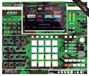Piel Akai MPC-X SE | Verde camuflaje | Calcomanía protectora | StyleFlip Skins - Imagen 1 de 1