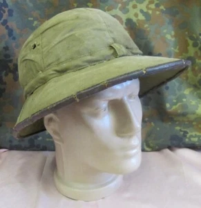 WW2 ORIGINAL GERMAN WEHRMACHT DAK TROPICAL PIT HELMET - Picture 1 of 8