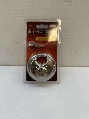 PackRite Defense2 Stainless Steel Disc Padlocks 2-3/4" with Two Keys *NEW* - Image 1 of 2