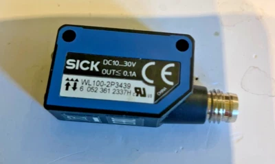 SICK WL100-2P4439 / WL1002P4439.  3 pin. .Sick Wl100-2P4439 Dc10...30V - Image 1 of 4