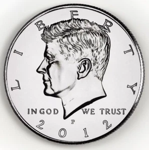 2012 P&D KENNEDY HALF DOLLAR (2 COIN SET) Brilliant Uncirculated/BU w.Flip - Picture 1 of 10