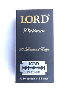 50 New Lord Platinum Double Edge Razor Blades