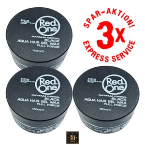 3x RedOne Black Black Aqua Hair Wax Full Force 150 ml cera cera para el cabello - Imagen 1 de 9