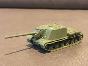 Pistola autopropulsada pesada soviética 15 mm 1/100 ISU-122 WWII construida - Imagen 1 de 2