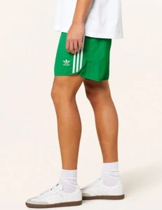 NEW MEN'S ADIDAS ORIGINALS SPRINTER TREFOIL SHORTS ~SIZE XL #IM4424 GREEN - Picture 1 of 7