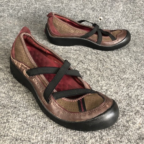 Scarpe mocassino basse Clarks Privo 76725 Mary Jane in pelle marrone da donna 6 M in ottime condizioni