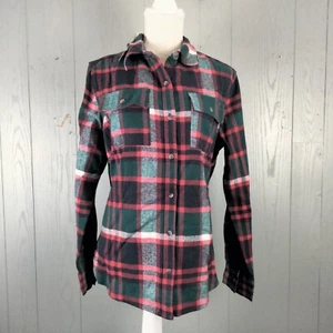 NEW Natural Reflections Flannel Shirt Womens Medium Classic Look Soft Bass Pro - Picture 1 of 8