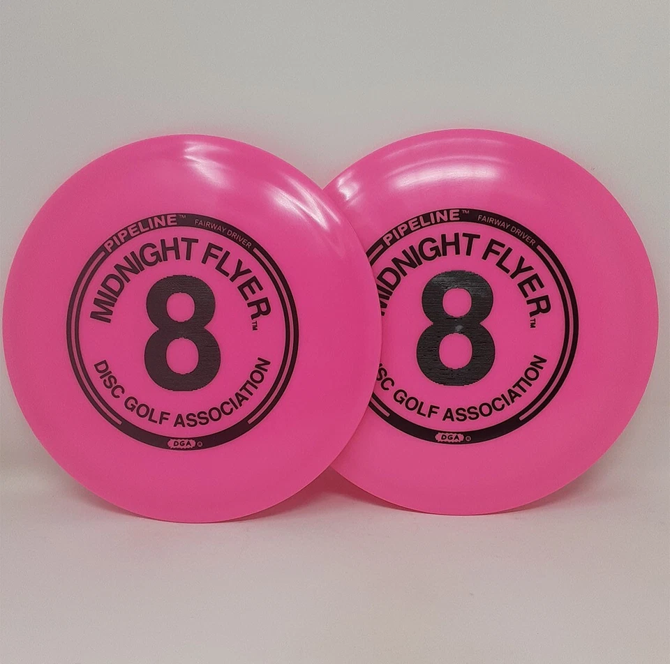 Set (2) DGA Midnight Flyer #8 Color Glow Pipeline Pink 173-4g FREE SHIPPING 2 - Image 1 of 1