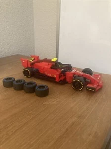 LEGO Custom Ferrari Formula 1 Race Car - Includes Driver + Extra Tires - 1 Of 1 - Picture 1 of 9