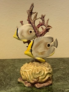 Royal Worcester Four Eyed Fish #3573 Signed R. Van Ruyckevelt porcelain Figurine - Foto 1 di 11