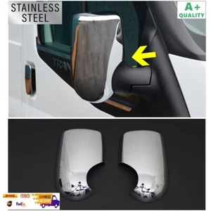 For Ford Transit Chrome Mirror Cover 2 pcs. 2003-2013 Models. Stainless Steel. - Bild 1 von 5