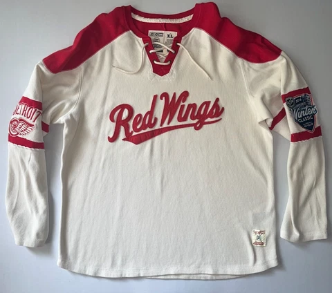 Detroit Red Wings Winter Classic 2014 Sz XL CCM Sweater / Jersey EXCELLENT Cond Cover