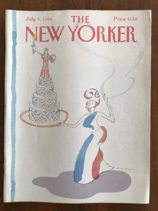 1986 July 7 The New Yorker Magazine July Fourth Blechman - Imagen 1 de 2