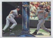 1999 Topps Finest Double Feature Refractor Right Craig Biggio Jeff Bagwell HOF