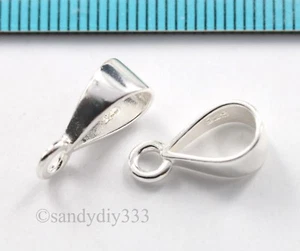 2x CIONDOLO ARGENTO STERLING CONNETTORE DIAPOSITIVA PERLINE #1212 - Foto 1 di 2