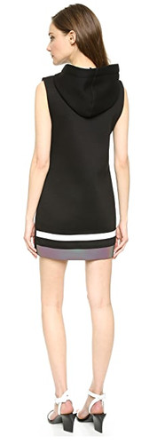 Abito con cappuccio in neoprene subacqueo nuovo con etichette Alexander Wang.T $330 taglia small