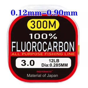100% Fluorocarbon Leader Fishing Line Transparent Big Size Line Material Japan - Bild 1 von 6