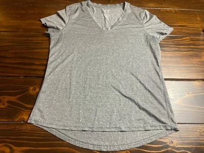 Camisa Danskin Now, para mujer talla XL, gris, ropa deportiva, semi-ajustada Foto 1 de 4