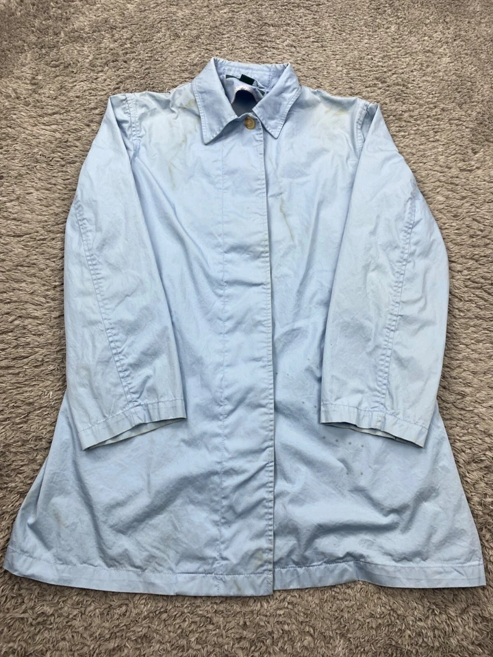 Lauren Ralph Lauren куртка женщин средний порошок синий Тренч винтажный 90-х Y2K - Изображение 1 из 4