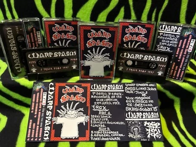 Warp Spasm – 7 Track Demo Cassette Tape Limited Edition Punk UK Dirt Nausea GBH - Image 1 of 4