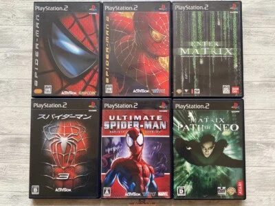 SONY PS2 Spider-Man 1 2 3 & Ultimate Spider-Man & Matrix & Matrix Path of Neo - Image 1 of 4