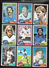 1981 OPC 81 O PEE CHEE TOPPS MLB BASEBALL CARD GRAY BACK 251-374 SEE LIST