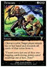 1x Persecute MTG 7th Edition NM Magic Regular