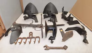 Planet Jr. & Iron Age garden cultivator attachments tiller hiller plow row mark - Picture 1 of 15