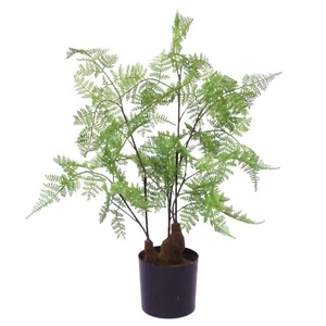 Artificial Fern Tree Plant Natural Moss 60cm 2ft Leaf Trees Realistic Plant - Picture 1 of 4
