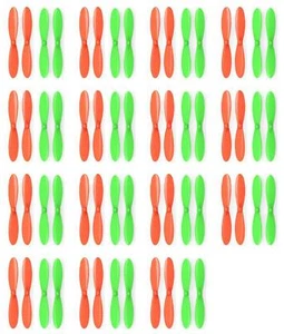 Heli-Max 1SQ Orange Green Propeller Blades Propellers Props 15 Pack - Picture 1 of 2