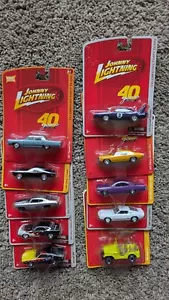 10 CARS OF JOHNNY LIGHTNING 40 YEARS 1:64 SCALE DIECAST CARS - Picture 1 of 4