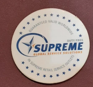 SUPREME 10  Cents  Pog EFI/NAAFI/AAFES Very Fine Condition - Picture 1 of 4