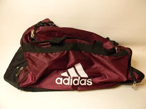 Nike Maroon\White 20” Duffle Bag w\Shoulder Strap - Picture 1 of 9