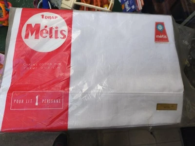 NEUF sous blister 1 Drap ancien en métis  180 x 290 - Photo 1/4