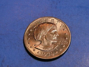 1979 P narrow rim/far date Susan B. Anthony $1 coin - Picture 1 of 4