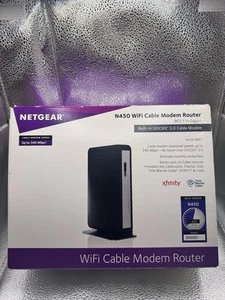 Netgear N450 WiFi Cable Modem Router CG3000DV2 DOCSIS 3.0 Xfinity Spectrum COX - Picture 1 of 6