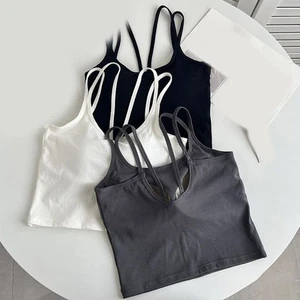 Trendy Loose Fit Women's Korean Style Cross Suspenders Vest for Comfort - Picture 1 of 13