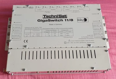 TechniSat GigaSwitch 11/8  SAT VERTEILER mit Bedienungsanleitung  - Bild 1 von 2