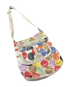 Tyler Rodan Multicolor Fabric Crossbody Organizer Purse Multiple Pockets EUC - Picture 1 of 8