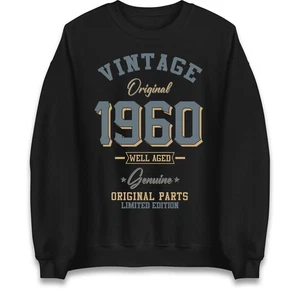 Vintage born in 1960 Jumper, Birthday Gift, Well Aged Original Parts Jumper - Picture 1 of 6