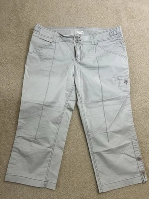 Pantalones Sitwell Anthropologie Cargo Capris Senderismo Beige Mujer’s Talla 14 Camping Foto 1 de 4