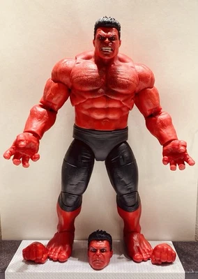 NUEVA Figura de Acción Hasbro Marvel Legends RED HULK 9” Objetivo Exclusivo COMPLETO Foto 1 de 4