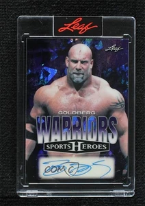 2025 Leaf Metal Sports Heroes Warriors cristales púrpuras/10 Goldberg #W-G1 automático - Imagen 1 de 3