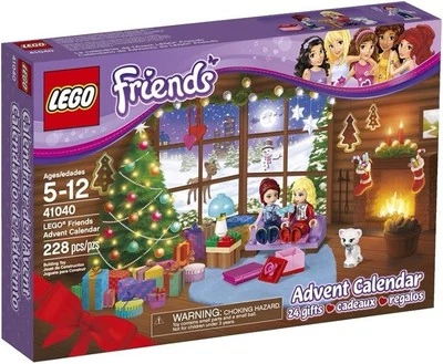 2014 LEGO Friends Advent Calendar [41040] - Discontinued - Box Damage/Legos Seal - Image 1 of 4