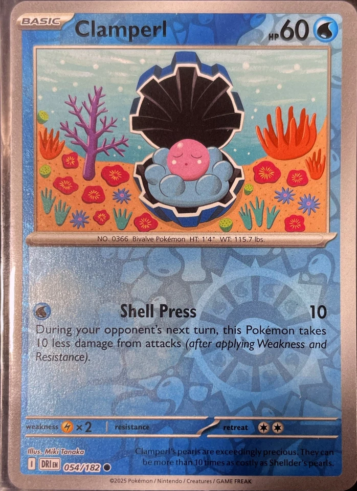 Clamperl - Common SV10: Destined Rivals 054/182 NM - Image 1 of 1