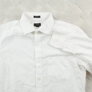J.Crew Ludlow Button Up Shirt Mens Small Solid White Formal Preppy - Picture 1 of 10