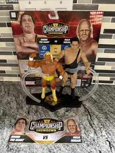 WWE Championship Showdown Hulk Hogan & Andre The Giant Mattel 2-Pack Elite - Picture 1 of 2