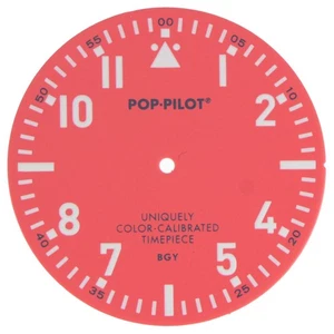 Quadrante per Miyota 2035 - POP-PILOT, rosso, 37 mm - Picture 1 of 1