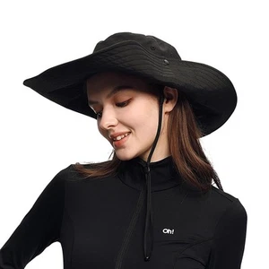 Men Women Foldable Fishing Hat UPF 50+ Sun Hats Bucket Boonie Hat for Hiking ... - Picture 1 of 9